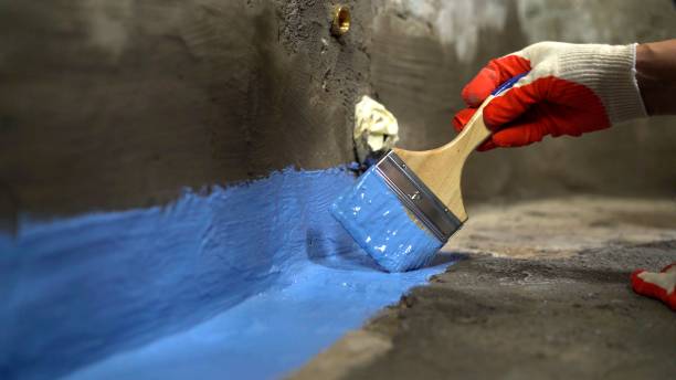 Commercial Waterproofing project at a Hamilton, AL business property by SJ Waterproofing Pros